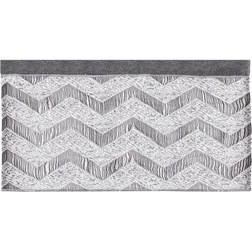 Avanti Chevron Galaxy Bath Towel Embroidered Guest Bathroom Granite Gray 27x52